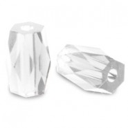 Top Facet kralen tube 2.5x3mm Crystal